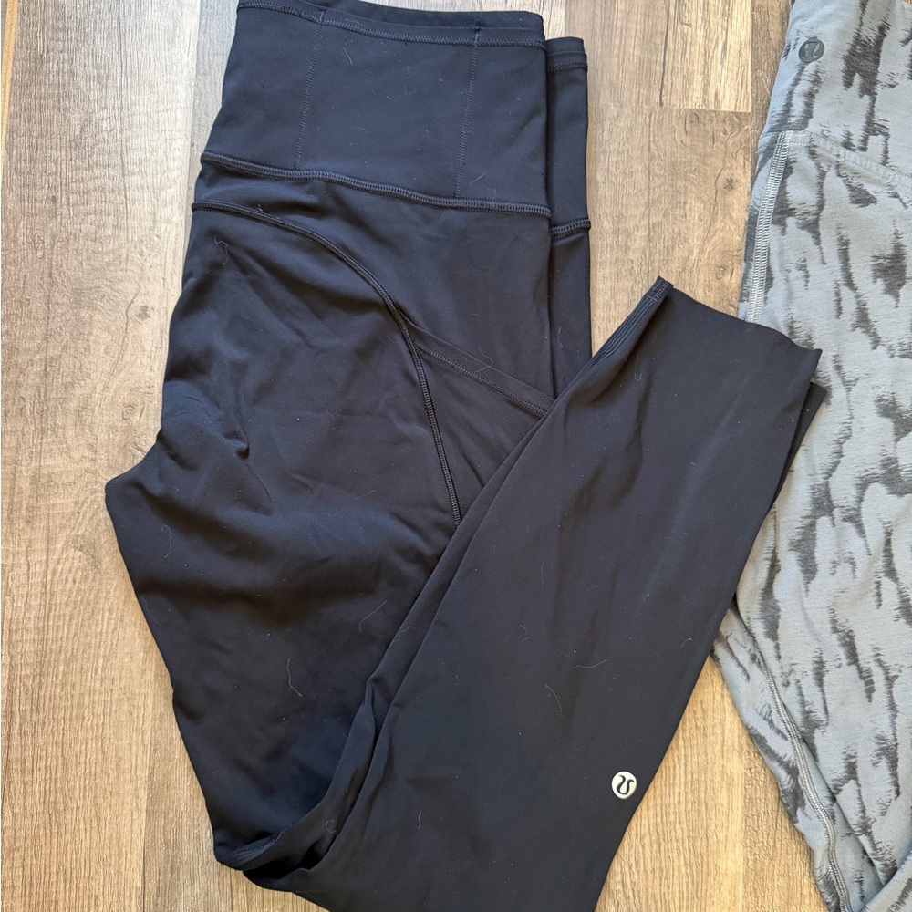 Lululemon Athletica Black Fast & Free 7/8 & instill bundle size women’s 8 EUC - Picture 3 of 9